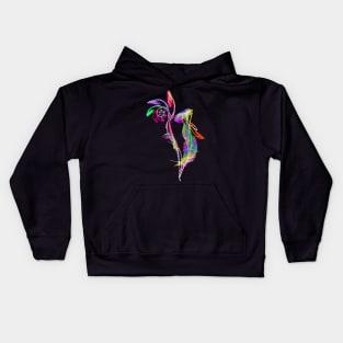 Line Drawings - Cockatoo Kids Hoodie